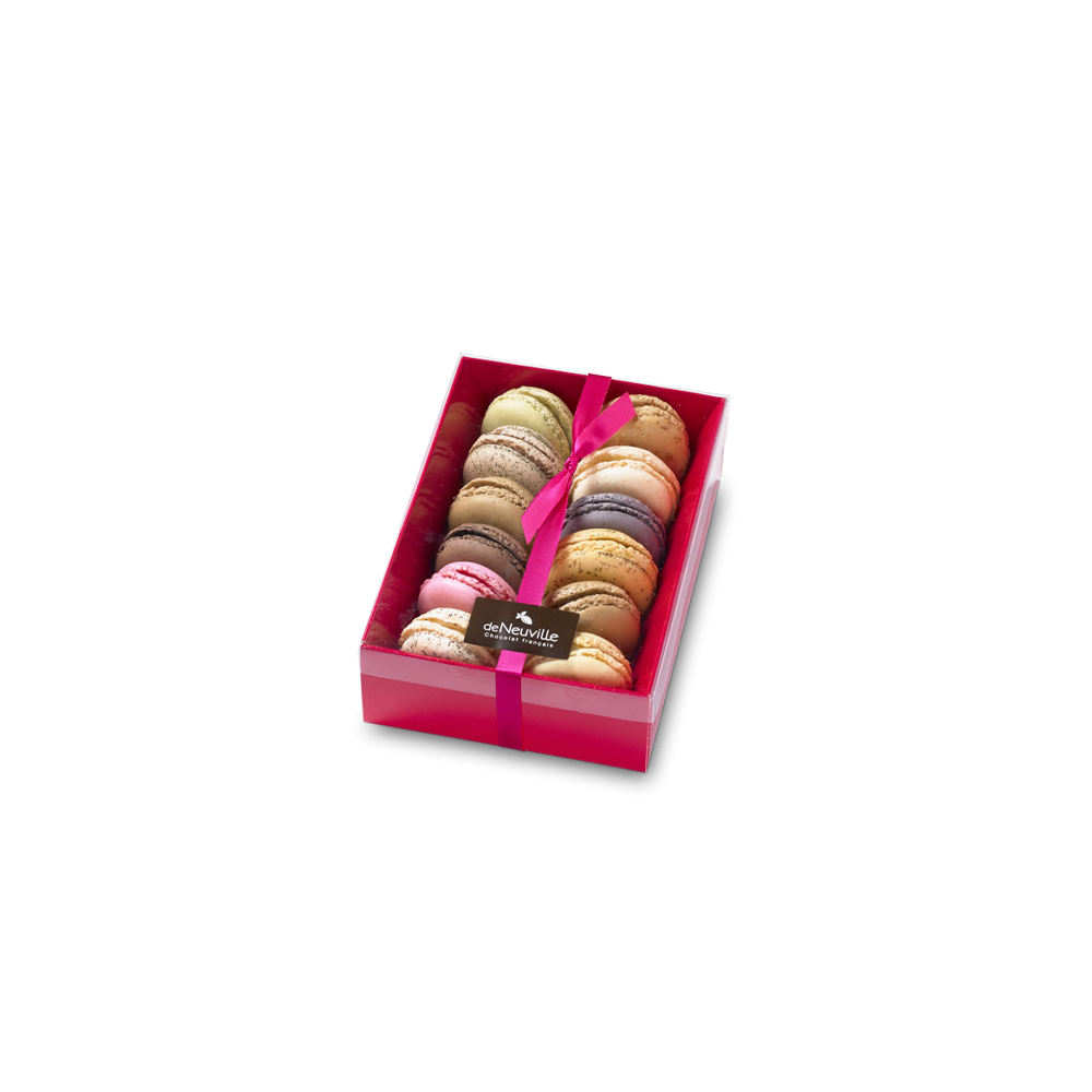 Coffret 12 macarons