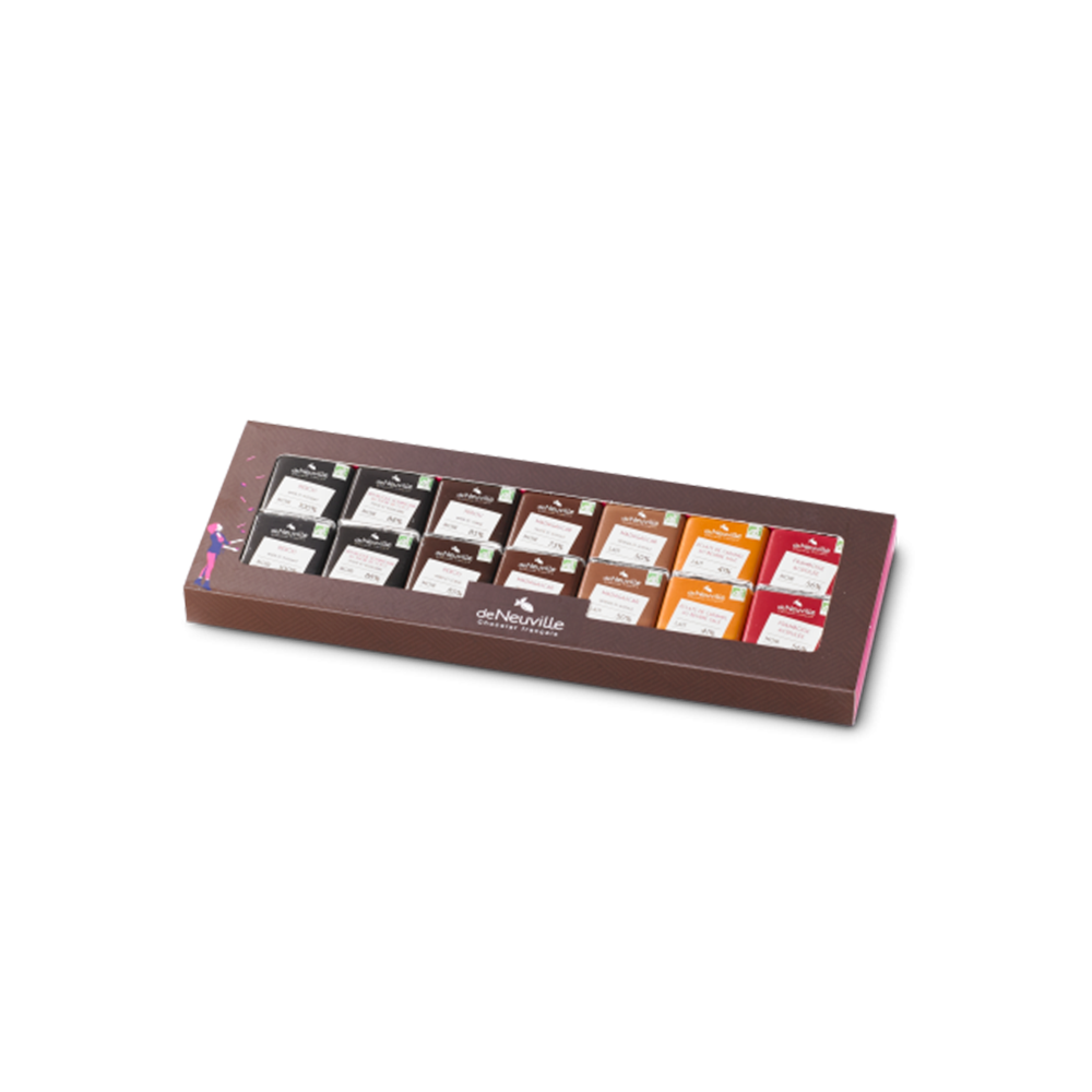 Coffret 42 carrés Dégustation