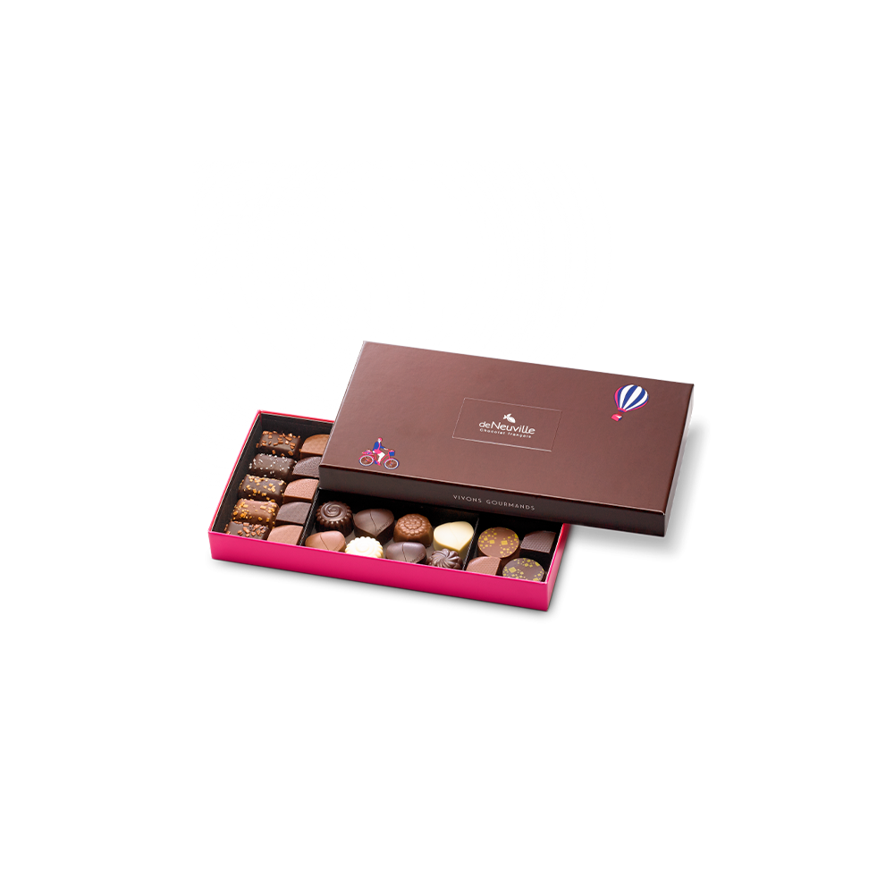 Grand coffret de chocolats Français